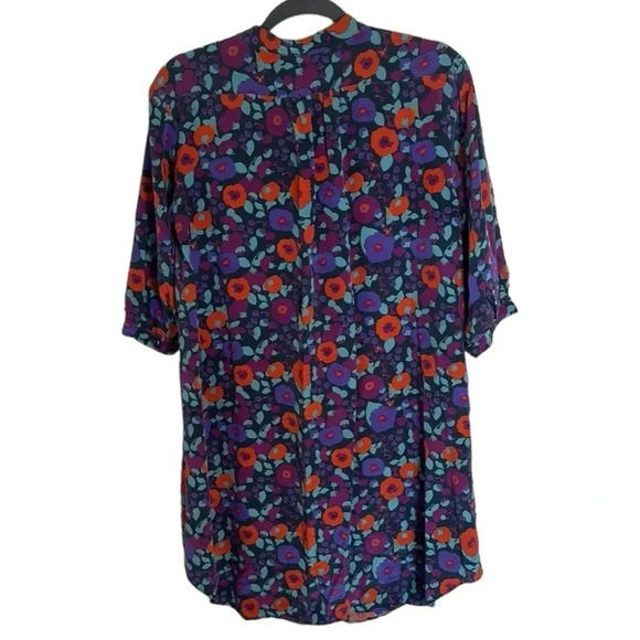 Tucker Floral Shirt Dress Size Small - Picture 7 of 7